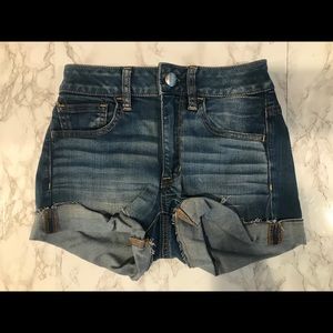 American Eagle High Rise Shortie Size 2